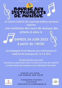 Lire la suite à propos de l’article Bourse aux instruments de MUSIQUE