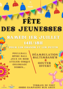 Lire la suite à propos de l’article FÊTE des JEUNESSES